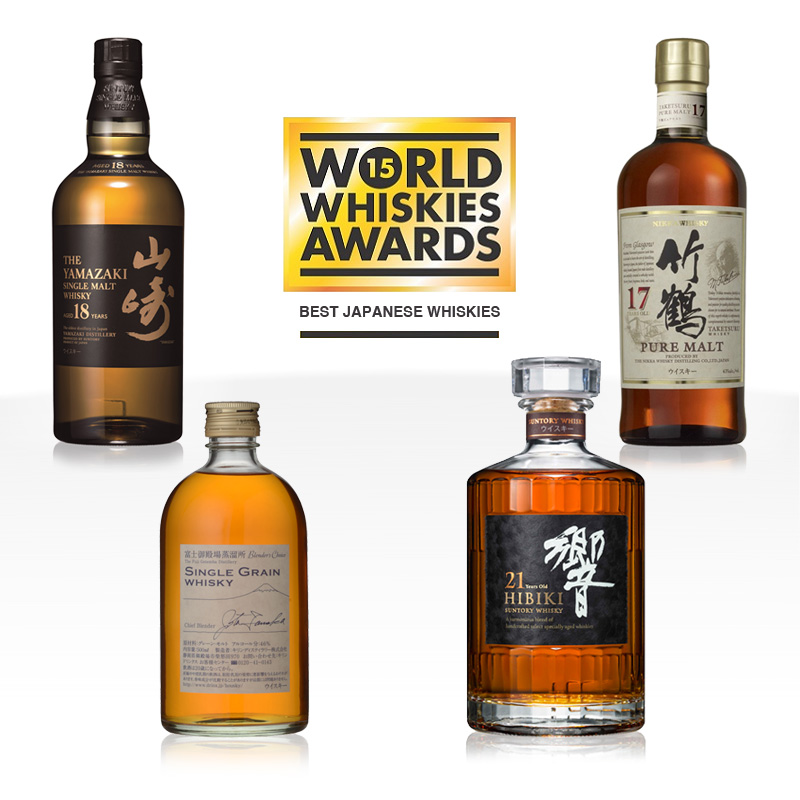 Résultats des World Whiskies Awards 2015 catégorie whisky japonais